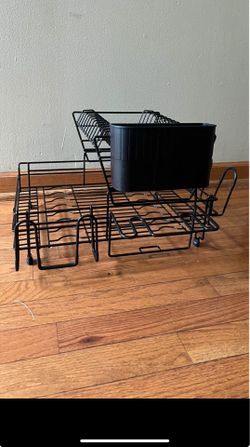 dish drying rack, two-tier