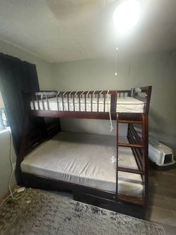 Bunk bed frame only