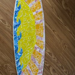 mosaic Sunset surfboard