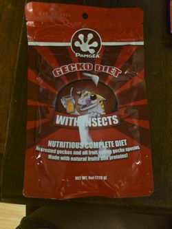 Pangea Gecko Diet With Insects 8oz