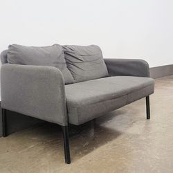IKEA GLOSTAD Loveseat Couch 2 Seat Sofa Gray – Apartment Size
