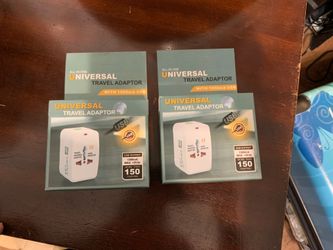 2 Universal travel adapter