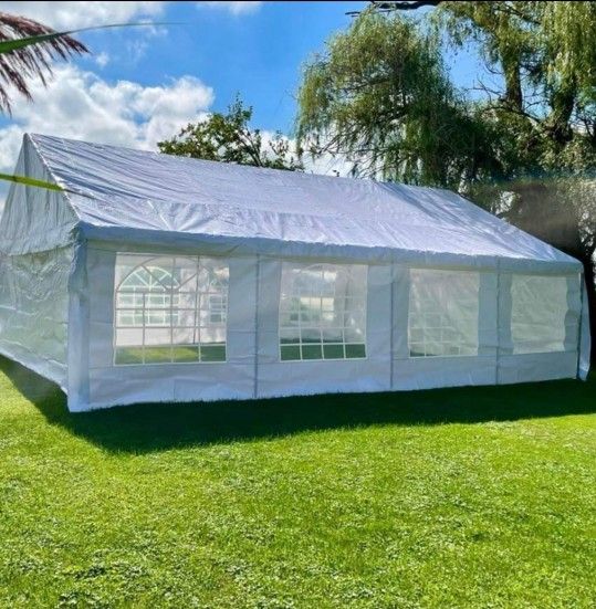 NEW! ONLY SALE! PARTY TENT 20′ x 30′ Polyethylene heavy duty tent/220gsm