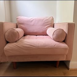 Pink Armchair from Joybird