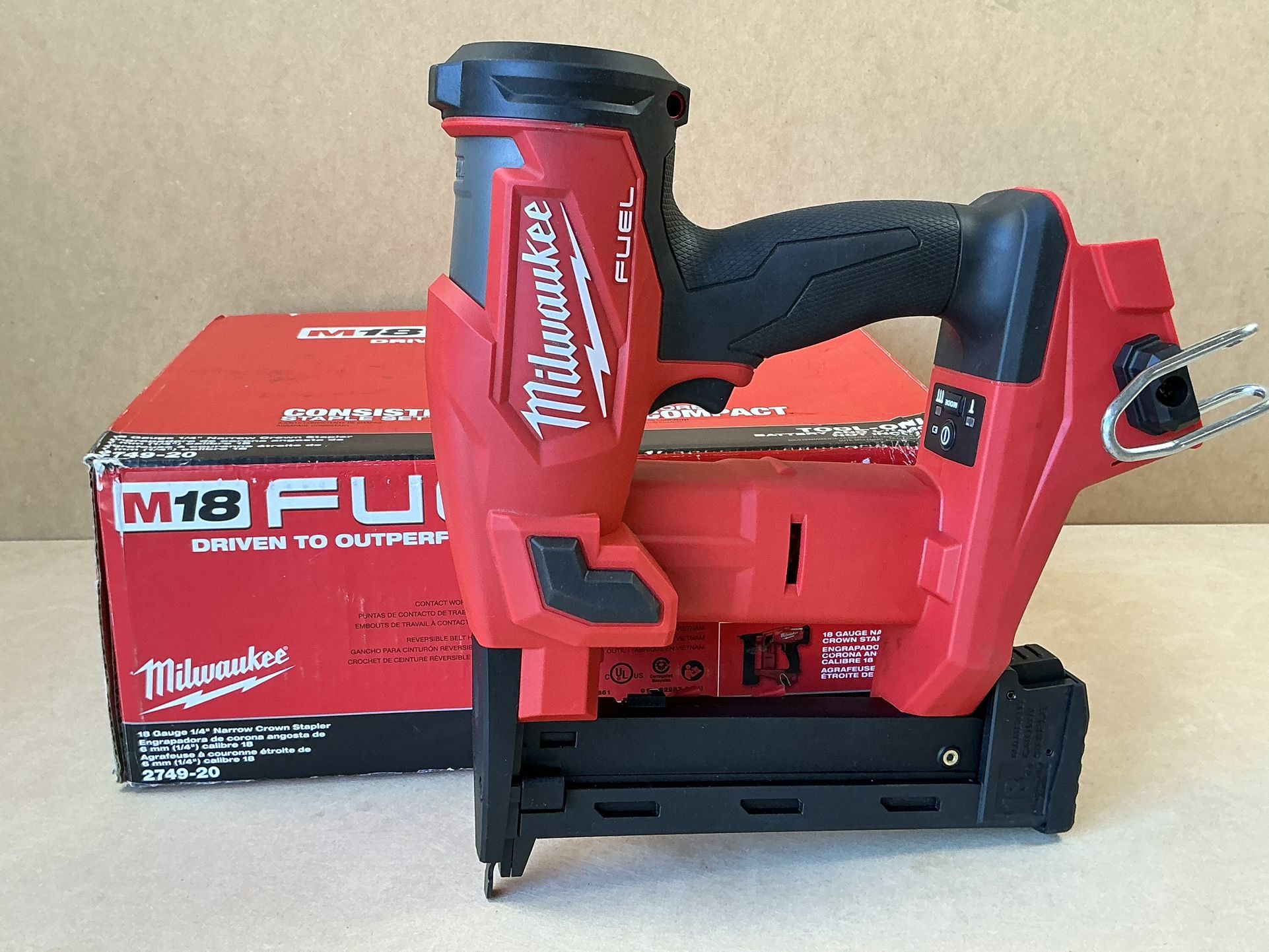 Narrow Crown Stapler Milwaukee Cordless Stapler M18 Milwaukee M18