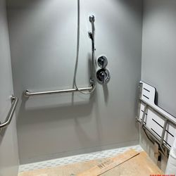 Corian Shower Panel Walls (white)