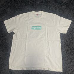 Tiffany & Co. Supreme Box Logo T-Shirt Men White Men Size XL