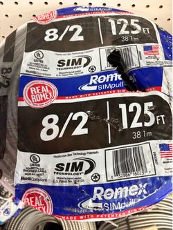 New Romex wire 8/2