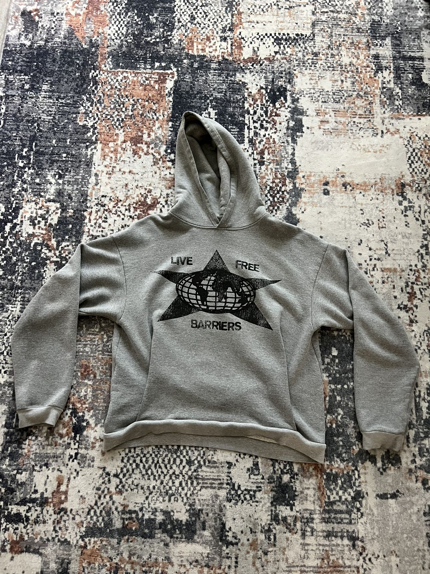 Men’s Gray Barrier Hoodie