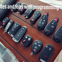 Car key fobs and remotes and programming