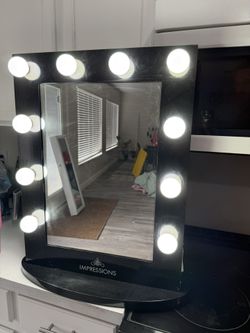 Impressions Hollywood Vanity Lighted Mirror