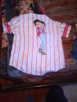 Betty Boop Baseball Jersey 