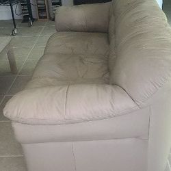 $20. Sofa-Leather (35x72x32)
seating area (24x60)