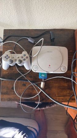 Sony PSone Console with Controller and Cables