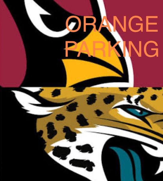 Orange West Parking Pass For Cardinals Vs Jaguars