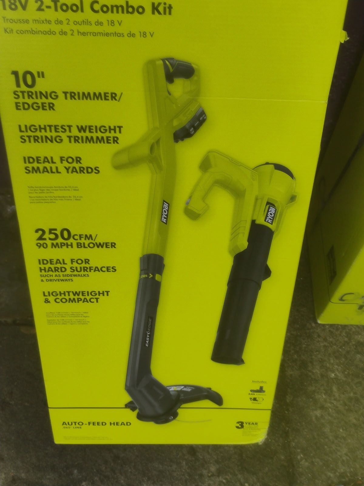 Ryobi 18V 2-Tool Combo Kit