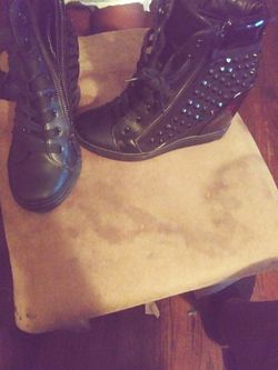 Black steve madden designer pumps