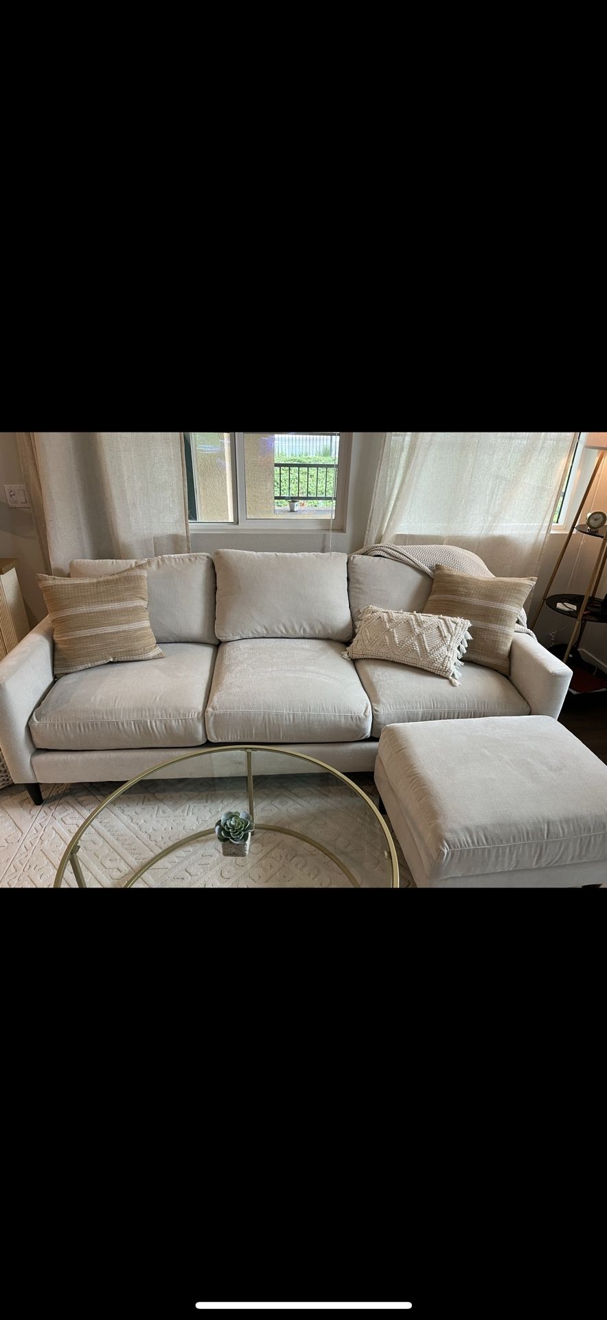 Mor Furniture Beige Sofa