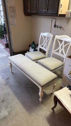 3pc table chairs/ bench