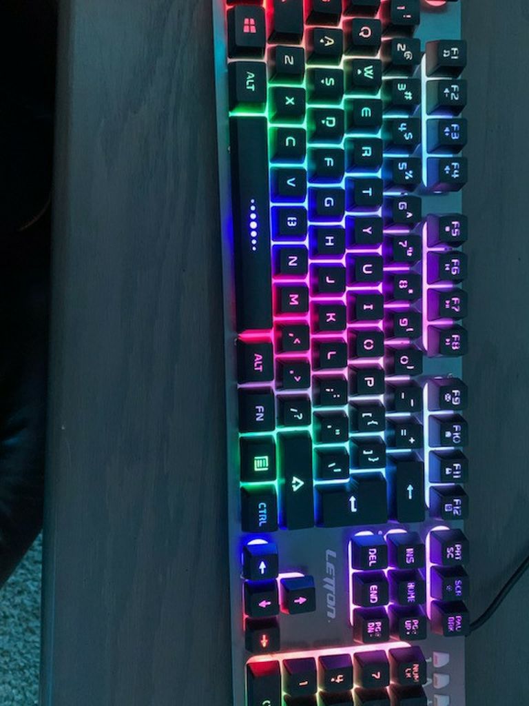 Letton Illuminated Keyboard.