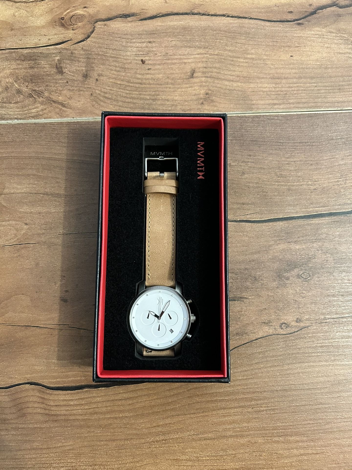 MVMT Men’s Watch Chrono- White Caramel