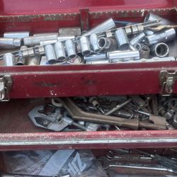 toolbox with tools 