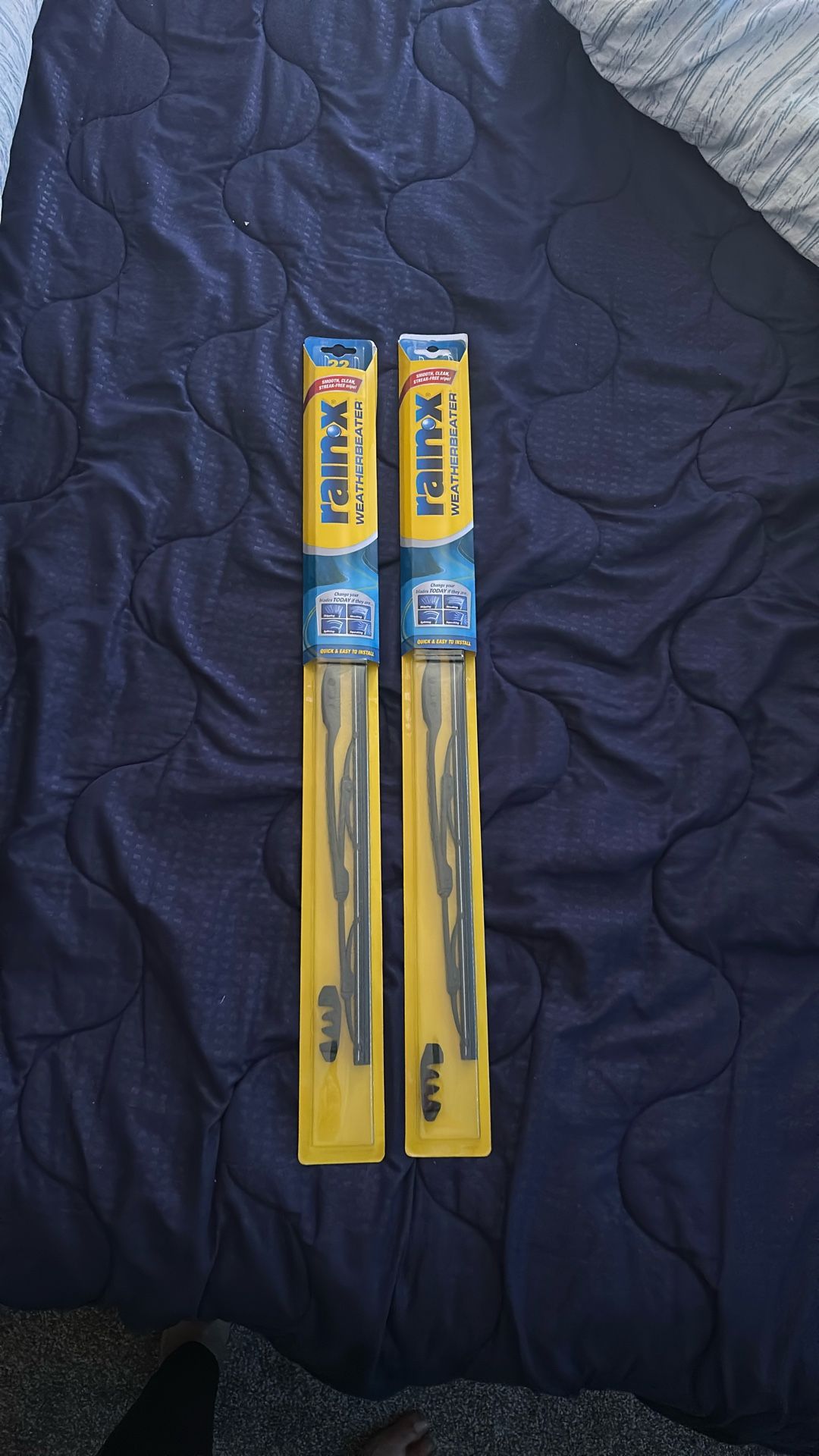 Rainx Weatherbeater windshield wipers 22”