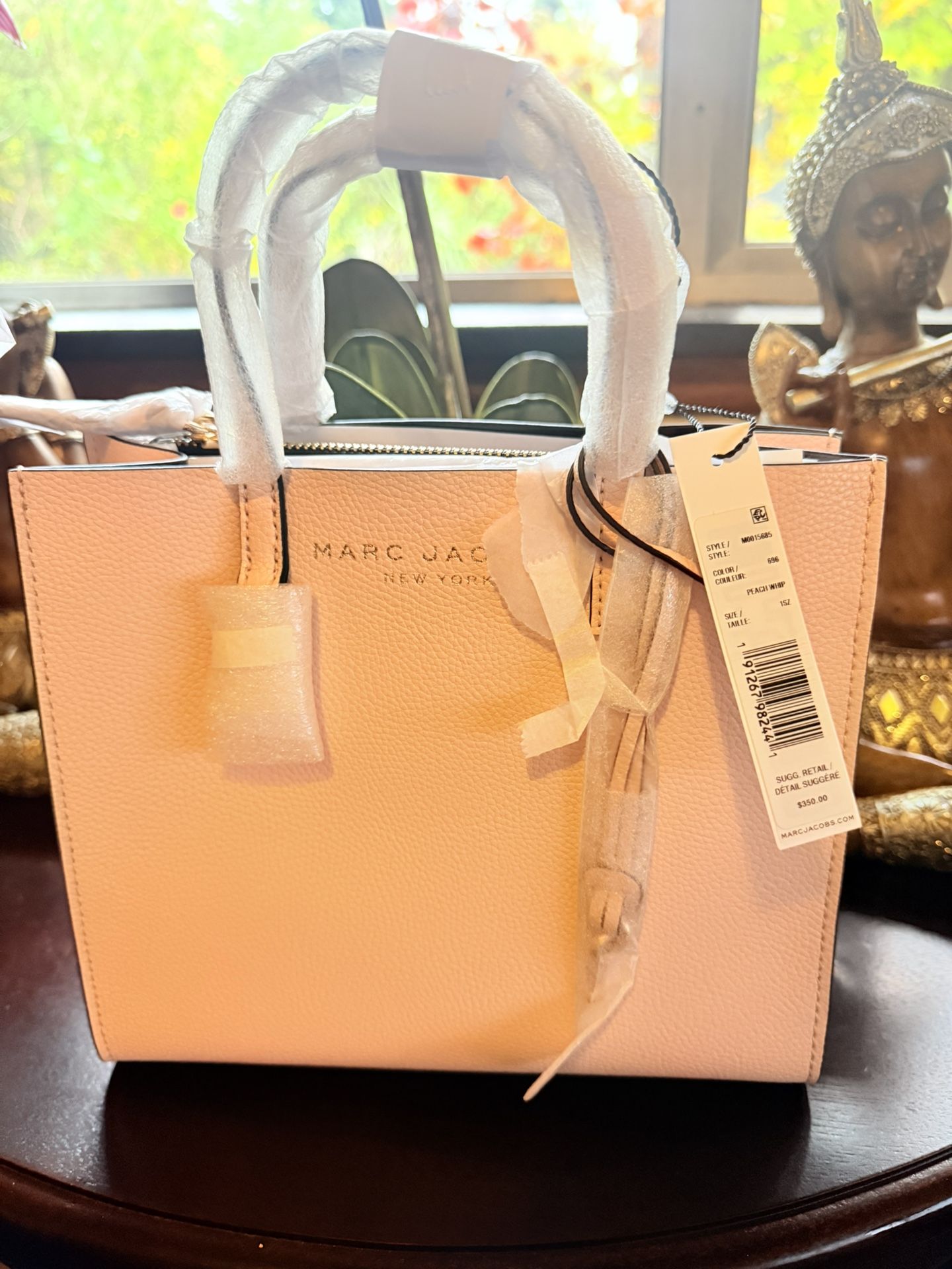 Marc Jacobs Mini Grind Coated Leather Tote