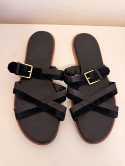 Cole Haan Kami Buckle Sandal Black Strappy Sandals