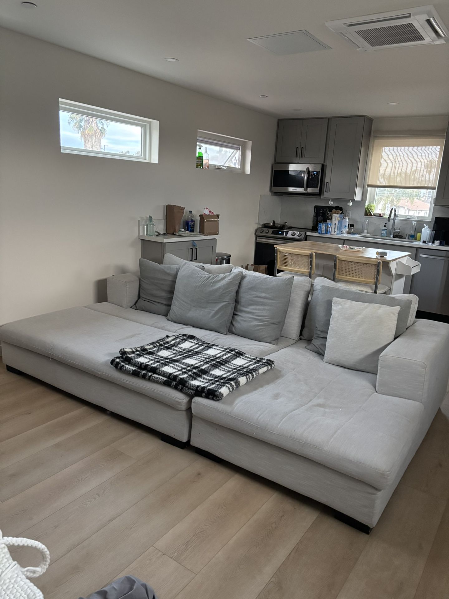 Beige Sectional Couch