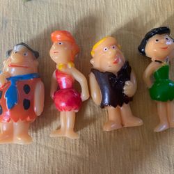 Vintage 1976 Imperial Mini Flintstones Fred Wilma Barney Betty