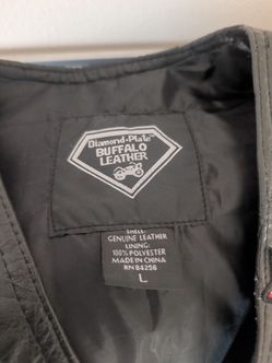 Diamond Buffalo Leather Jacket