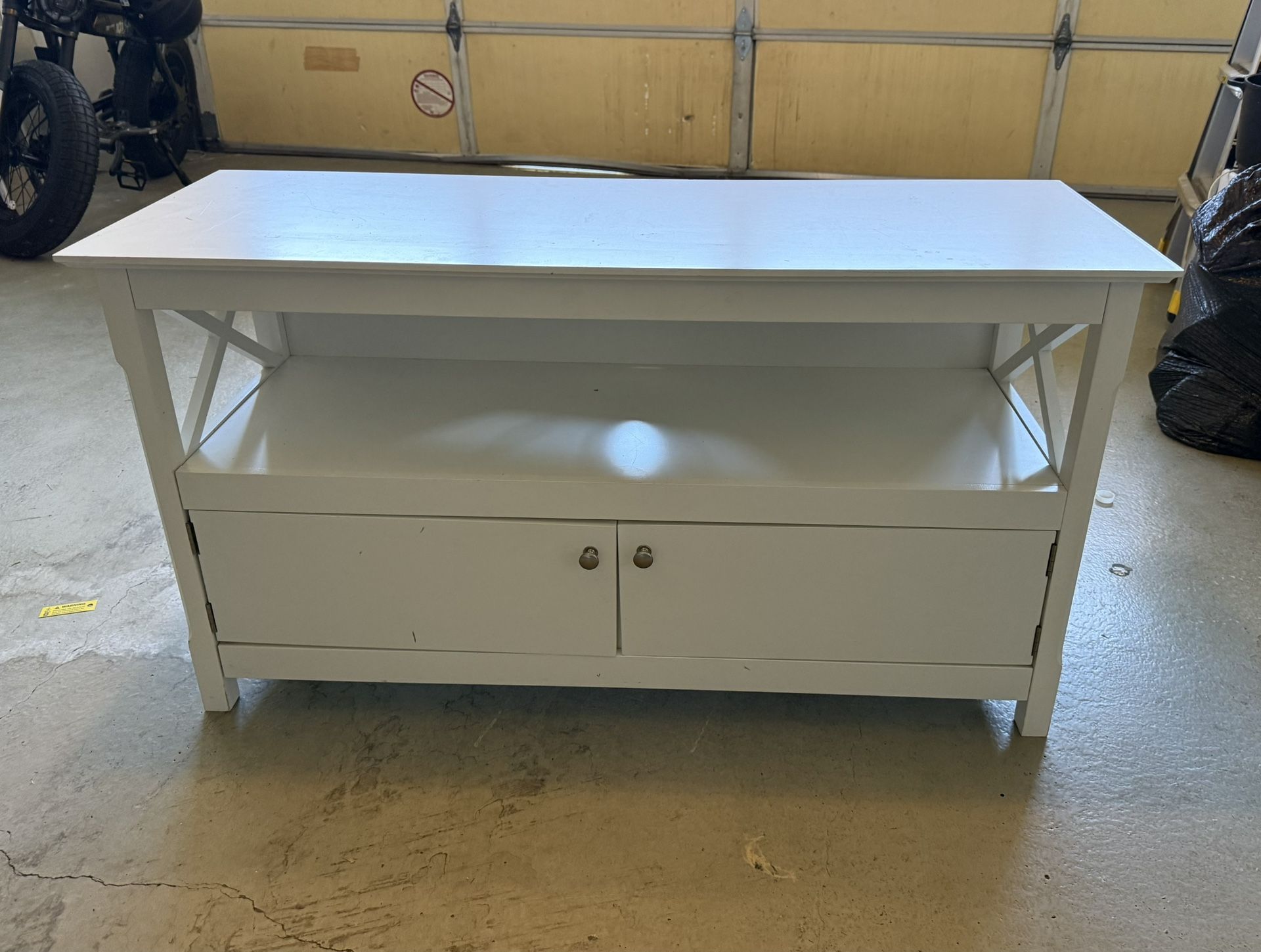 TV Console Table - White
