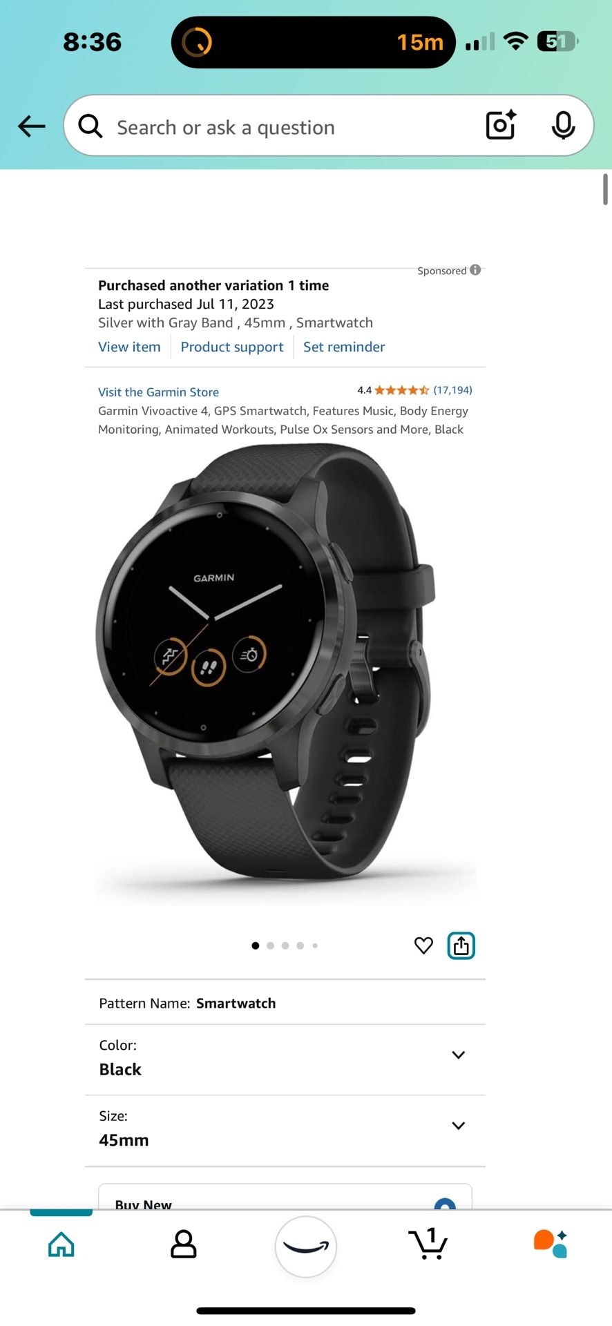 Garmin Vivoactiva 4