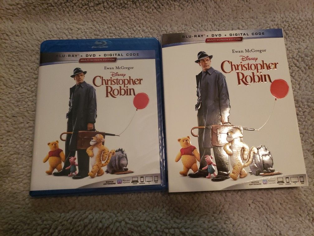 Christopher Robin Blu-ray, dvd and digital Brand New