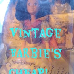 **NIB MATTEL Vintage 1992 Snow White And The Seven Dwarfs Complete Set