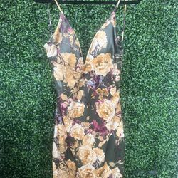 Floral Print Plus Size Dress