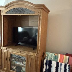 Solid Wood Entertainment Center/Armoire