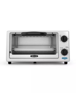 Bella 4-Slice Stainless Steel Toaster Oven, 1000 Watts