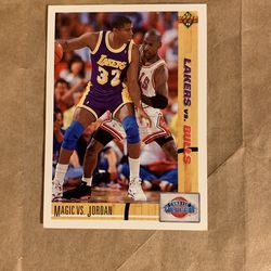 1991 Magic VS Jordan Upper Deck Basketball Card 