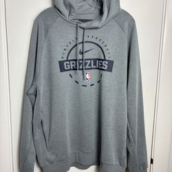 Memphis Grizzlies Nike NBA Authentic Dri-Fit Sweatshirt Hoodie Men's XL