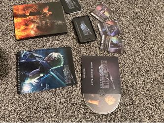 Final Fantasy VII Remake Deluxe Edition (PS4) – Complete Steelbook Set