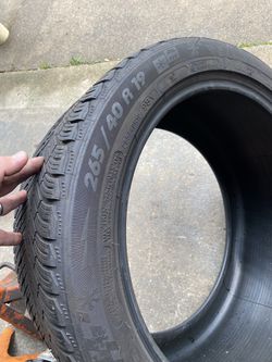2) 265/40/19 Michelin Pilot Alpin Tires  Came off a Porsche Cayman   Tread measures 8/32  DOT 3517  $300 for Both  I carry other sizes  Thumbnail