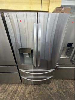 LG 36” stainless steel French doors refrigerator