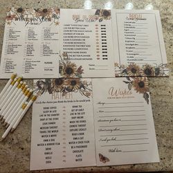 Bridal Shower Games