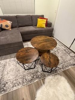 Like-New Coffee Table + 2 End Tables Set Excellent Condition  $120