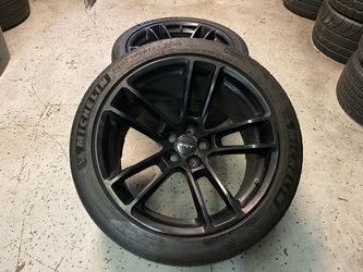 Two charger widebody rims