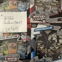 Pokemon Black Bolt & White Flare Binder + Poster Collection Sams Club Bundles
