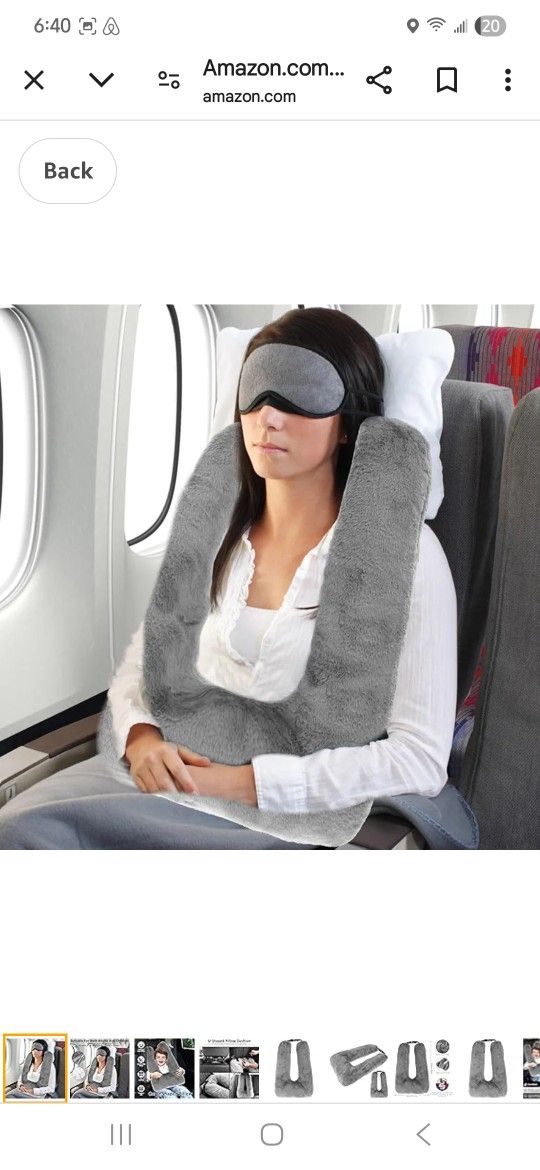 Relax love Travel Pillow Cushion for Car Seat U-Shape Sleeper Hold Travel Pillow Soft Kids Car Seat Sleeping Pillow Supports Head Neck for Long Journe