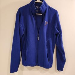 Stl. Blues Antigua Full Zip Small Mens Fleece
